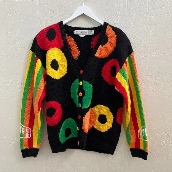 Vintage Eagle's Eye Lifesavers Cardigan - Picture 4 of 10